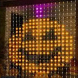 Iskra™ Kurtyny LED – Zmień Okno w Pokaz Światła Animacje i Teksty