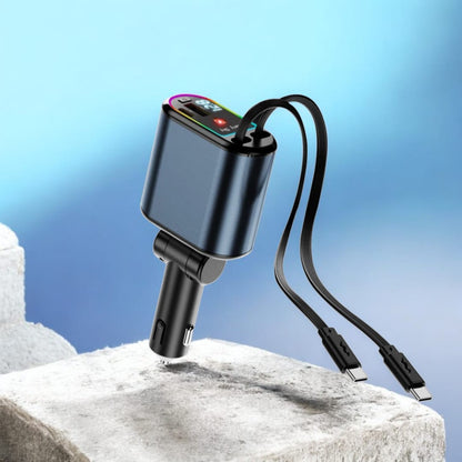 RoadPower™ 4 w 1 – Szybka Ładowarka Samochodowa 120W